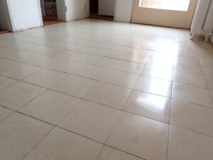 Teraco po vyleštění