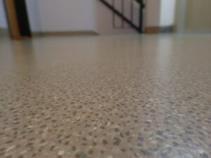Detail po vyčištění a PU