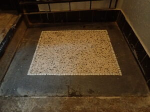 Terrazzo během oprav