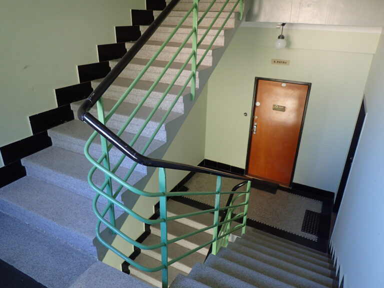 Teracove schodiště po renovaci