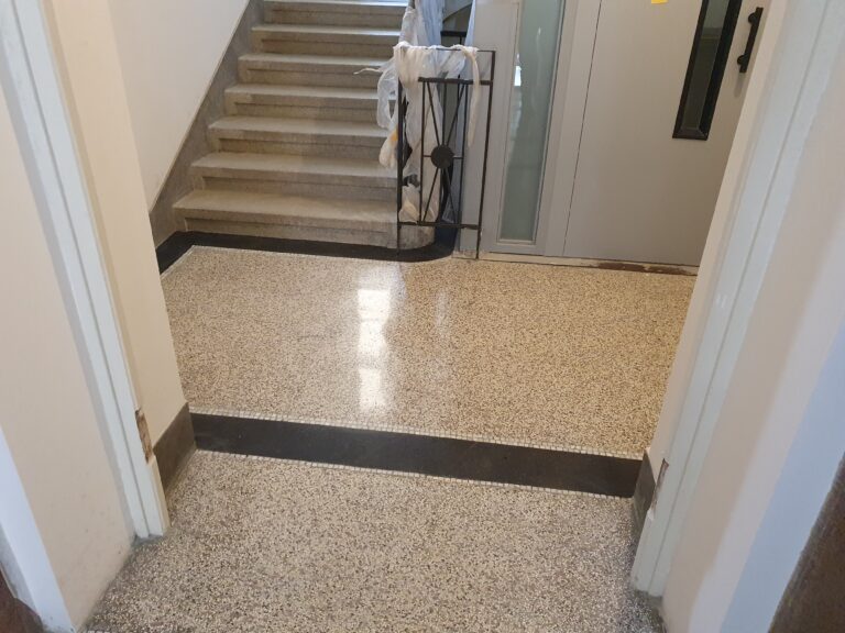 Teraso a žula po renovaci