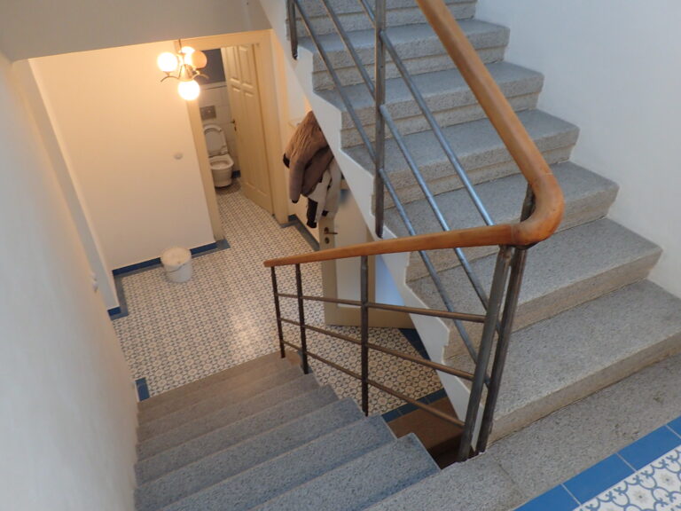 Terazzove schodiště po renovaci