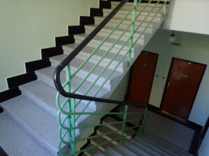 Teracove schodiště po renovaci