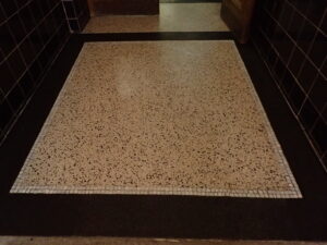 Terrazzo po leštění