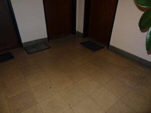 Původní stav terrazzove dlažby