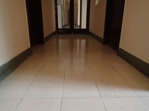 Terrazzova dlažba po vyleštění