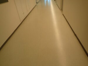 Povrch PVC před čištěním
