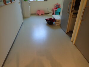 Povrch PVC před čištěním